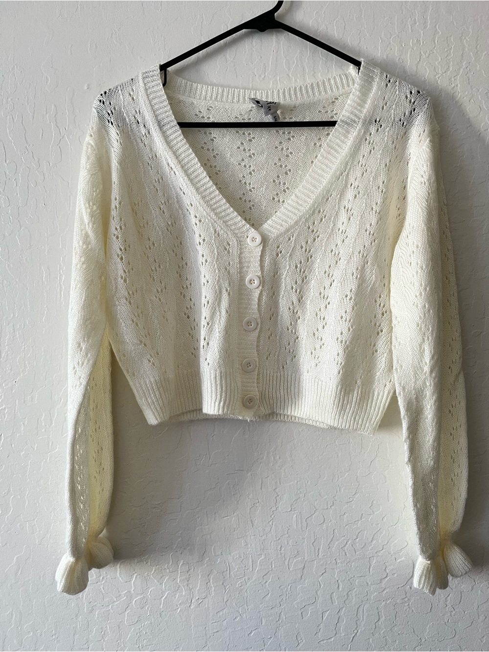 Princess Polly V-Neck Cropped Cardigan